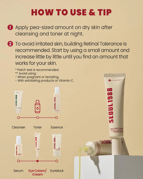 KSecret - Seoul 1988 : Retinal Liposome 4% + Fermented Bean