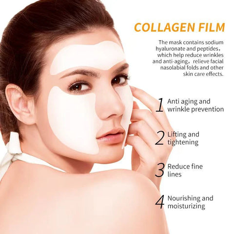 Water Soluble Collagen Film Mask Anti Wrinkles
